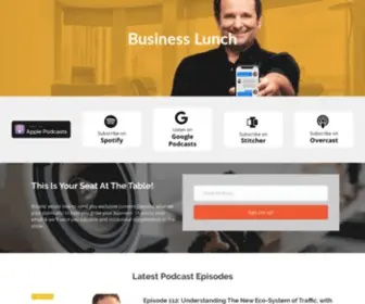 Businesslunchpodcast.com(Business Lunch with Roland Frasier Podcast) Screenshot