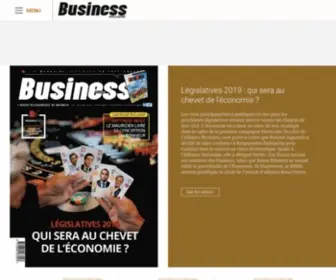 Businessmag.mu(Accueil) Screenshot