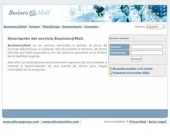 Businessmail.net(Businessmail) Screenshot