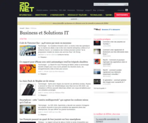 Businessmobile.fr(Business et Solutions IT) Screenshot