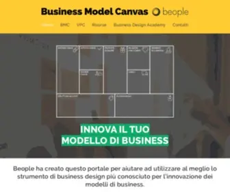 Businessmodelcanvas.it(Business Model Canvas) Screenshot