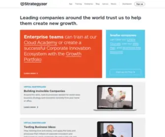 Businessmodelgeneration.com(Corporate Innovation Strategy) Screenshot