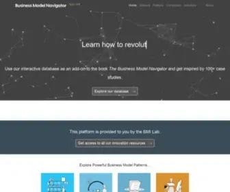Businessmodelnavigator.com(Business Model Navigator) Screenshot