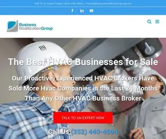 Businessmodificationgroup.com(HVAC Business Broker) Screenshot