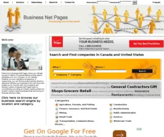 Businessnetpages.com(Business Net Pages) Screenshot