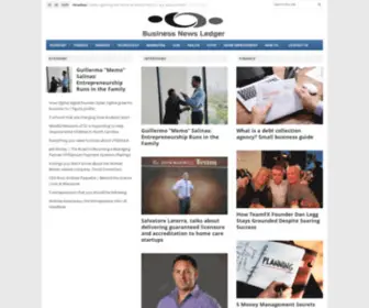 Businessnewsledger.com(Business News Ledger based in the United States) Screenshot