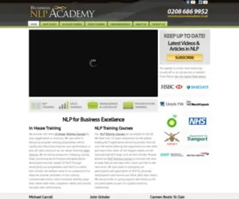 Businessnlpacademy.co.uk(Business NLP Academy for NLP Training Courses London) Screenshot