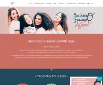 Businessofeminin-Award.com(Business O Féminin Award) Screenshot