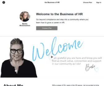 Businessofhr.com(Barbie Winter Bottom) Screenshot