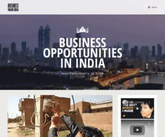 Businessonlineindia.com(Business Opportunities in India) Screenshot