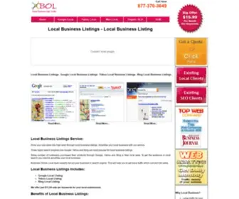 Businessonlinelocal.com(Local Business Listings) Screenshot