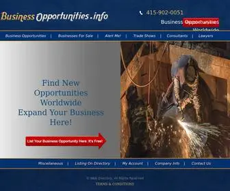 Businessopportunities.info(Business Opportunities) Screenshot