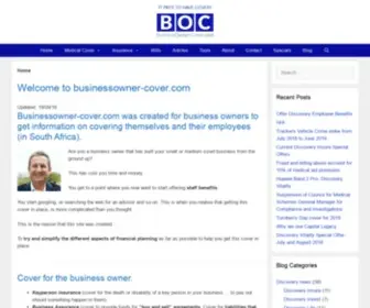 Businessowner-Cover.com(Insurance cover for businesses) Screenshot