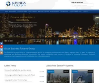 Businesspanama.com(Panama Business and Investments) Screenshot