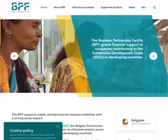 Businesspartnershipfacility.be(Business Partnership Facility) Screenshot