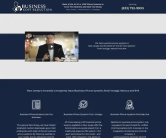 Businessphonesystems-NJ.com(Business phone systems for New Jersey businesses are what Business Cost Reduction) Screenshot