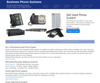 Businessphonesystems.com(Used phone systems) Screenshot