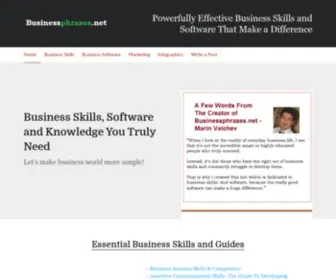 Businessphrases.net(Business Skills & Software) Screenshot