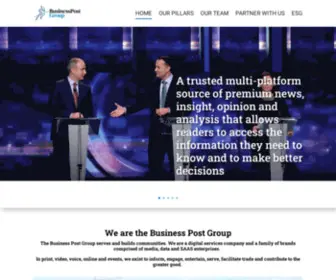 Businesspostgroup.com(Business Post Group) Screenshot