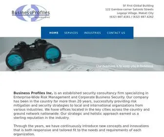 Businessprofiles.com.ph(Official website of Business Profiles Inc) Screenshot