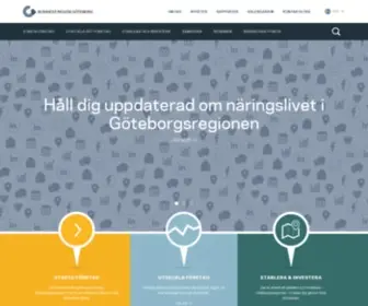 Businessregiongoteborg.se(Välkommen till Business Region Göteborg) Screenshot