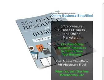 Businessresourcesforyou.com(DGO Resources) Screenshot