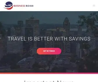 Businessroam.com(Corporate Travel and Entertainment) Screenshot