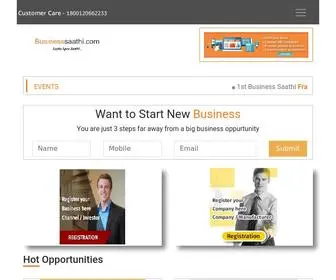 Businesssaathi.com(Business Saathi) Screenshot