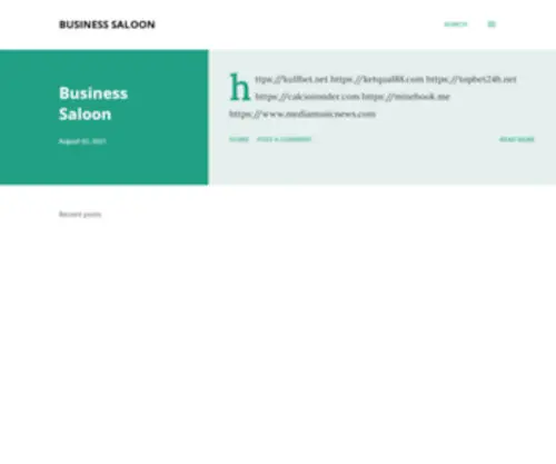Businesssaloon.blogspot.com(Businesssaloon) Screenshot