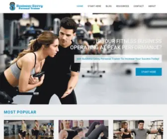 Businesssavvypersonaltrainer.com(Business-Savvy Personal Trainer) Screenshot