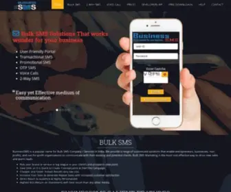 Businesssms.co.in(BusinessSMS Bulk SMS Gateway India) Screenshot
