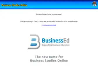 Businessstudiesonline.co.uk(Businessstudiesonline) Screenshot