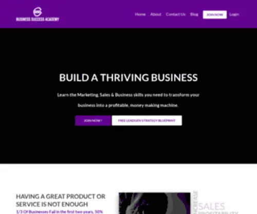 Businesssuccessacademy.io(BUILD A THRIVING PHOTOGRAPHY BUSINESS) Screenshot