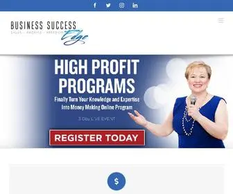 Businesssuccessedge.com(Fast Growth Business Coach) Screenshot