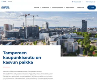 Businesstampere.fi(Business Tampere) Screenshot