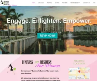 Businesstobusinessforwomen.com(Business To Business For Women (HOME)) Screenshot