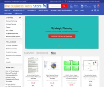 BusinesstoolsStore.com(Business tools and templates using) Screenshot