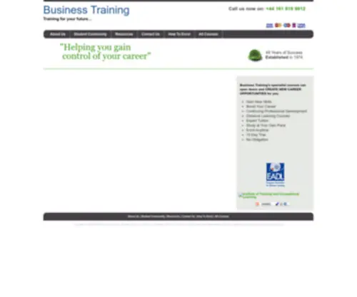 Businesstrainingcollege.com(Business Training College Distance Learning Courses) Screenshot
