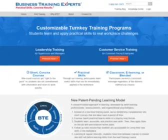 Businesstrainingexperts.com(Leadership & Supervisor Training Courses) Screenshot