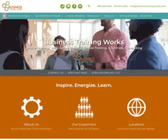 Businesstrainingworks.com(Specializing in instructor) Screenshot
