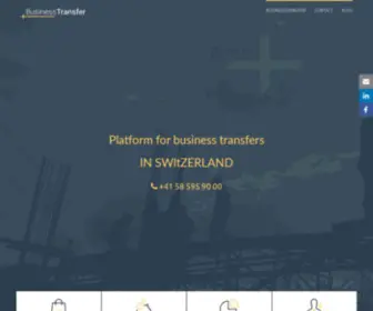 Businesstransfer.ch(Platform for business transfers) Screenshot