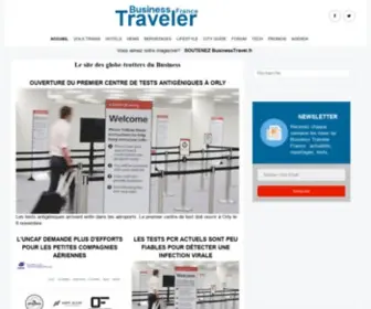 Businesstravel.fr(Le site des voyages d'affaires et des voyages de luxe) Screenshot