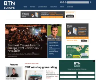 Businesstravelnewseurope.com(Business Travel News Europe) Screenshot
