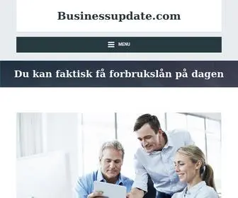 Businessupdate.com(Rimelig Kreditt med Businessupdate) Screenshot