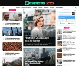 Businessvaani.com(BusinessVaani Business Magazine) Screenshot