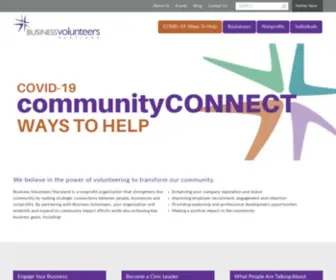 Businessvolunteersmd.org(Doing good) Screenshot