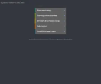 Businesswebdirectory.info(Free Web Directory) Screenshot