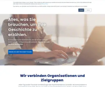 Businesswire.de(Verbreitung von Pressemitteilungen und Bildern) Screenshot