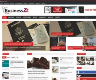 Businesszz.com(Business Blog) Screenshot