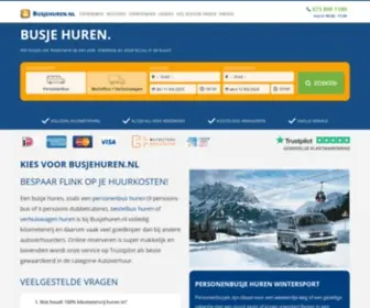 Busjehuren.nl(Busje huren Nederland vanaf) Screenshot